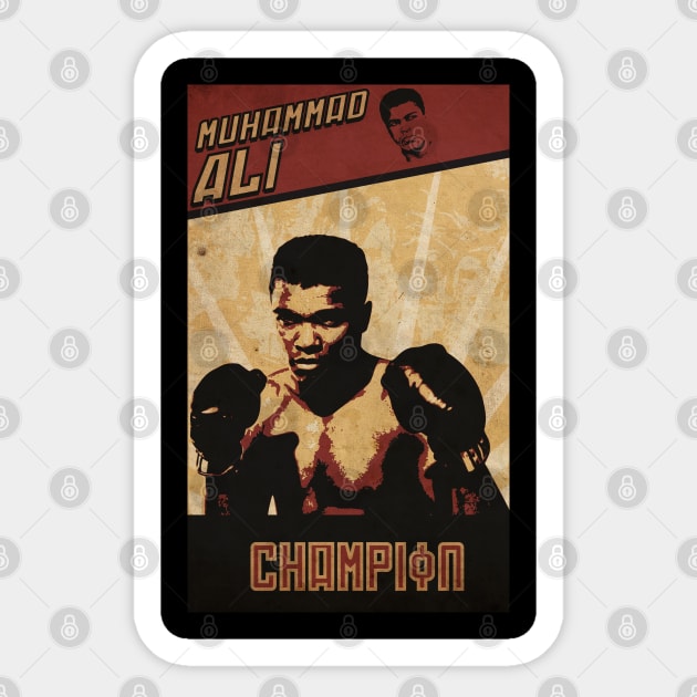 Ali Champion Sticker by CTShirts